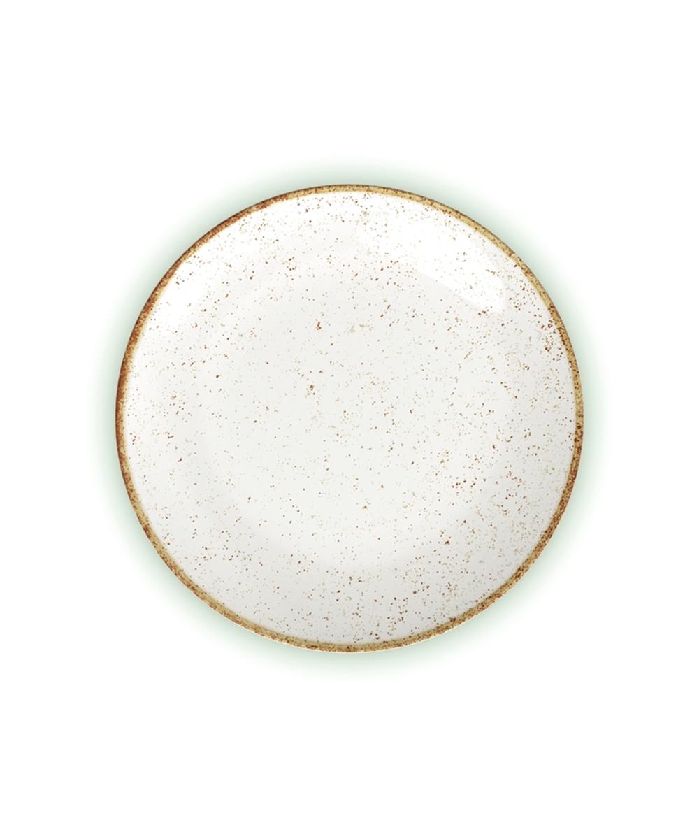 Prato Raso Tramontina Rustico Marrom HS em Porcelana Decorada 28CM