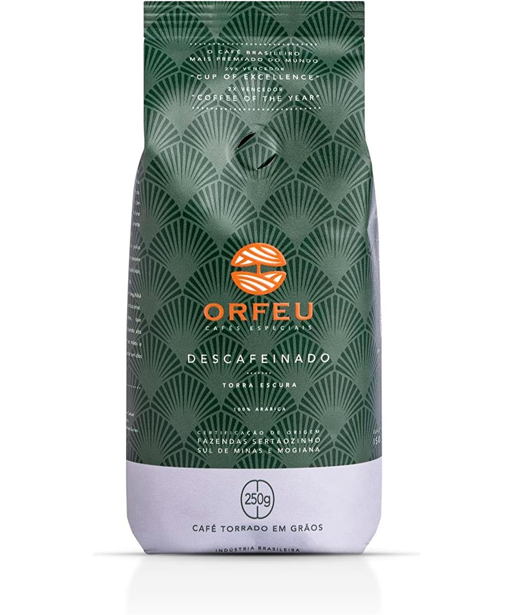 Cafe Orfeu em Graos Descafeinado 250G SH8038