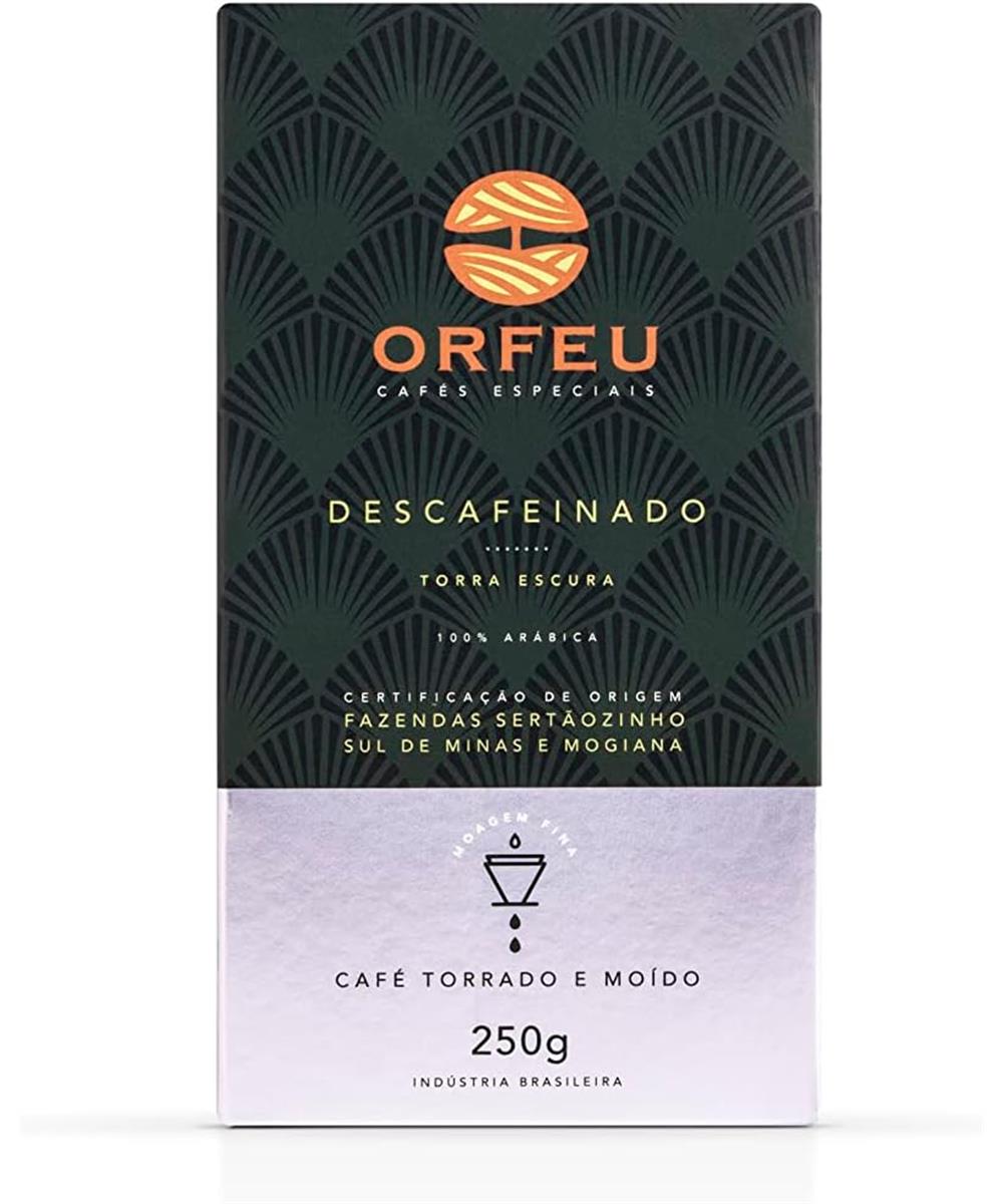Cafe Orfeu Torrado e Moido Descafeinado 250G SH8043